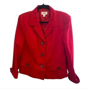 Talbots Petite Red Blazer